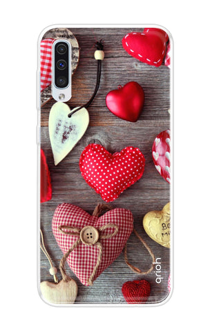 Valentine Hearts Samsung Galaxy A50 Back Cover