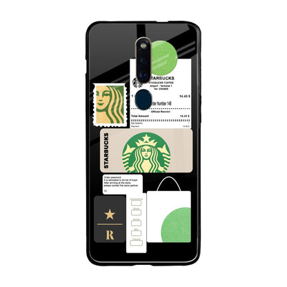 Coffee Latte Oppo F11 Pro Glass Back Cover Online