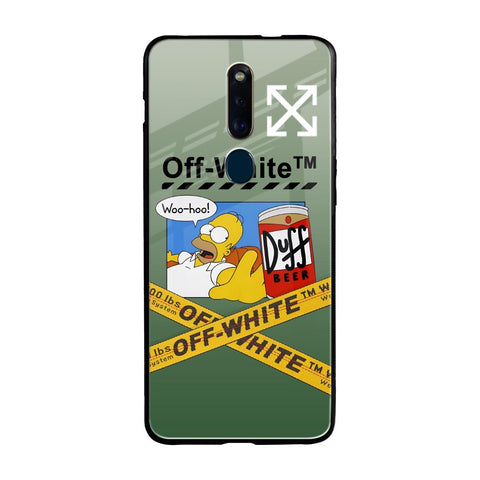 Duff Beer Oppo F11 Pro Glass Back Cover Online