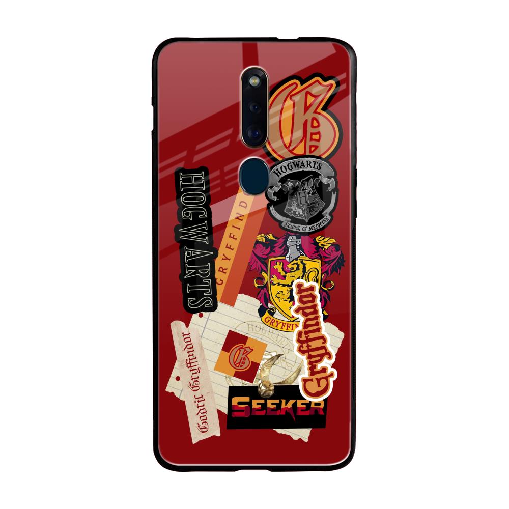 Gryffindor Oppo F11 Pro Glass Back Cover Online
