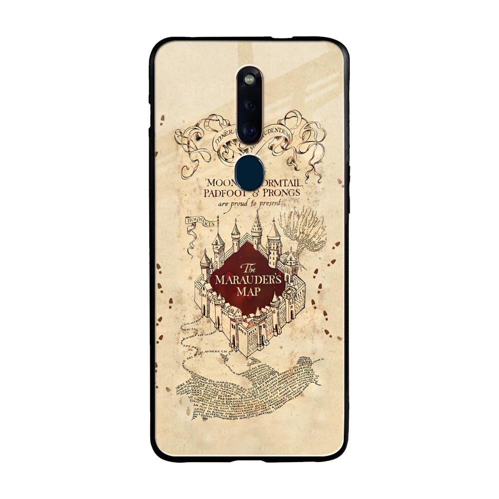 Magical Map Oppo F11 Pro Glass Back Cover Online