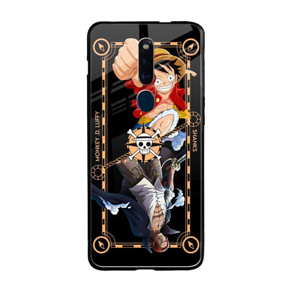Shanks & Luffy Oppo F11 Pro Glass Back Cover Online