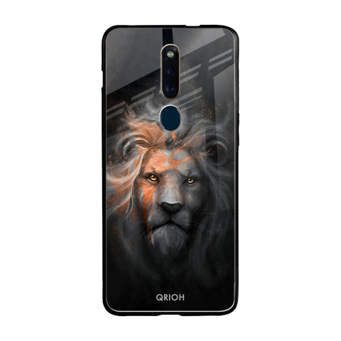 Devil Lion Oppo F11 Pro Glass Back Cover Online