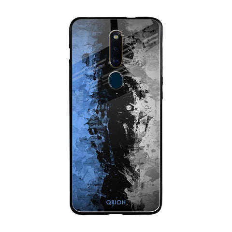 Dark Grunge Oppo F11 Pro Glass Back Cover Online