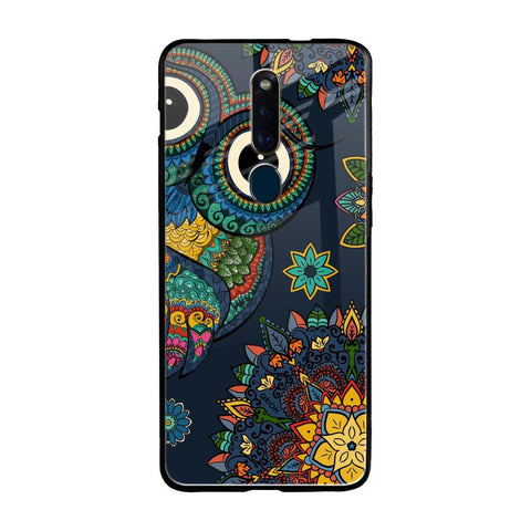 Owl Art Oppo F11 Pro Glass Back Cover Online