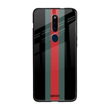 Vertical Stripes Oppo F11 Pro Glass Back Cover Online
