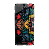 Retro Gorgeous Flower Oppo F11 Pro Glass Back Cover Online