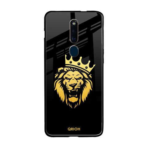 Lion The King Oppo F11 Pro Glass Back Cover Online
