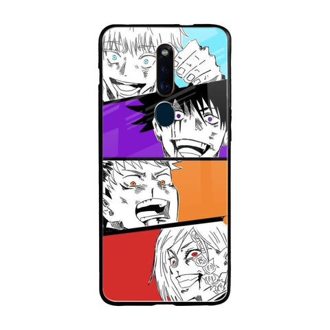 Anime Sketch Oppo F11 Pro Glass Back Cover Online