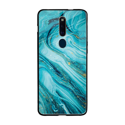 Ocean Marble Oppo F11 Pro Glass Back Cover Online