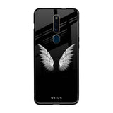 White Angel Wings Oppo F11 Pro Glass Back Cover Online