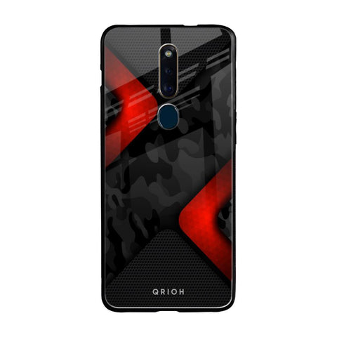 Modern Camo Abstract Oppo F11 Pro Glass Back Cover Online