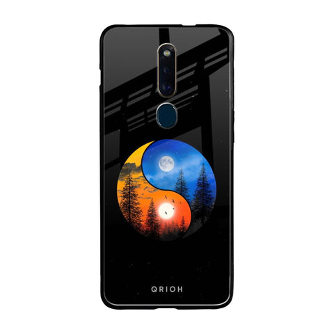 Yin Yang Balance Oppo F11 Pro Glass Back Cover Online