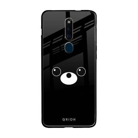 Cute Bear Oppo F11 Pro Glass Back Cover Online