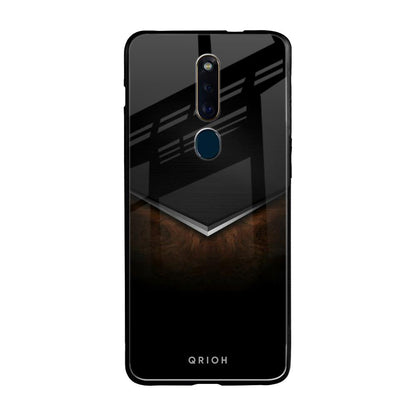 Dark Walnut Oppo F11 Pro Glass Back Cover Online