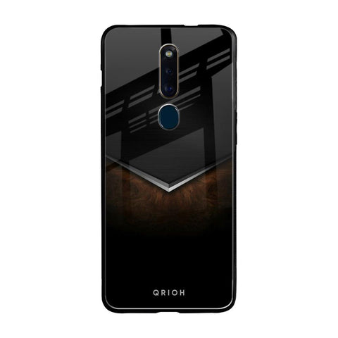 Dark Walnut Oppo F11 Pro Glass Back Cover Online
