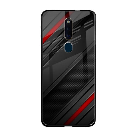 Modern Abstract Oppo F11 Pro Glass Back Cover Online