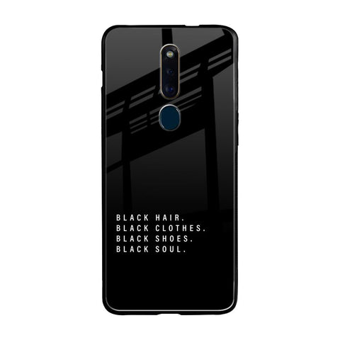 Black Soul Oppo F11 Pro Glass Back Cover Online