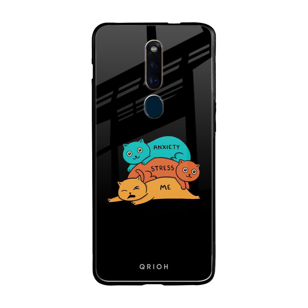 Anxiety Stress Oppo F11 Pro Glass Back Cover Online