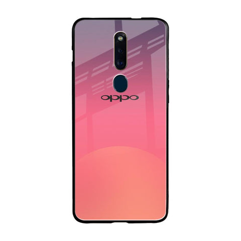 Sunset Orange Oppo F11 Pro Glass Cases & Covers Online