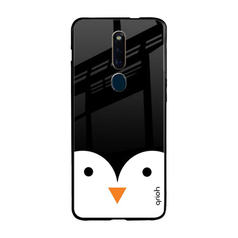 Cute Penguin Oppo F11 Pro Glass Cases & Covers Online