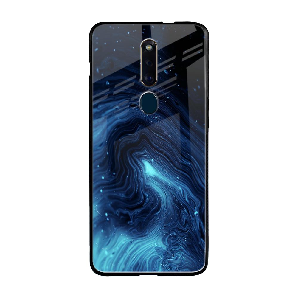 Dazzling Ocean Gradient Oppo F11 Pro Glass Cases & Covers Online