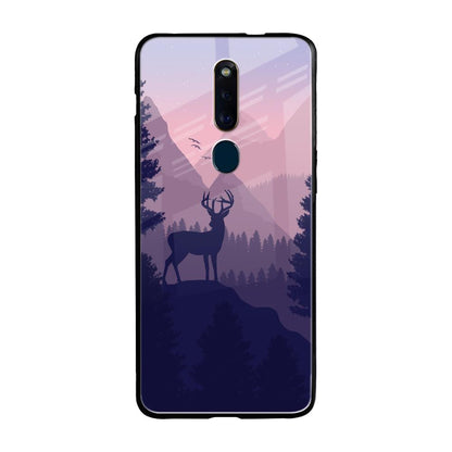 Deer In Night Oppo F11 Pro Glass Cases & Covers Online