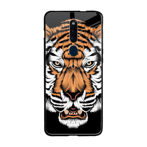 Angry Tiger Oppo F11 Pro Glass Cases & Covers Online