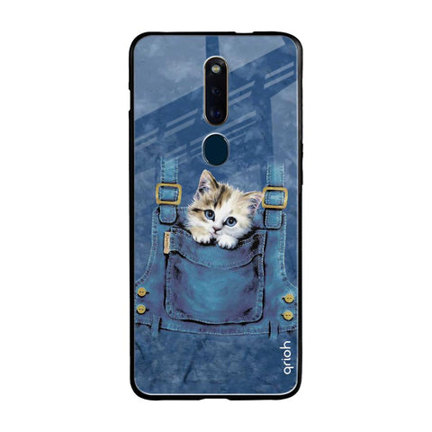 Kitty In Pocket Oppo F11 Pro Glass Cases & Covers Online