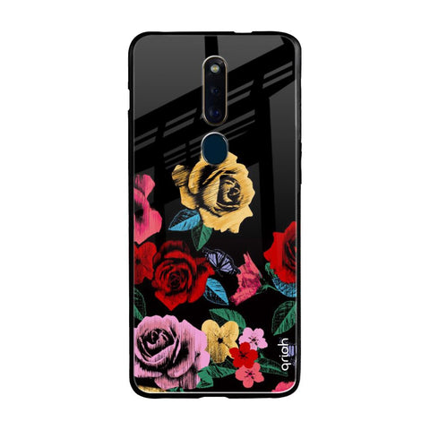 Floral Decorative Oppo F11 Pro Glass Cases & Covers Online