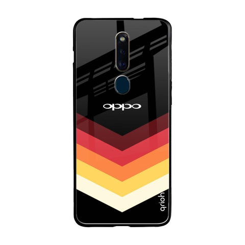 Abstract Arrow Pattern Oppo F11 Pro Glass Cases & Covers Online