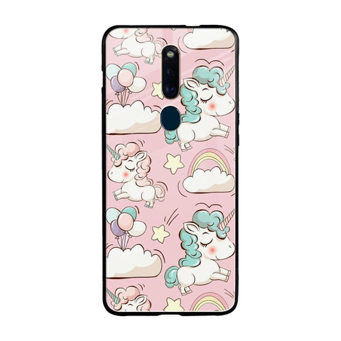 Balloon Unicorn Oppo F11 Pro Glass Cases & Covers Online