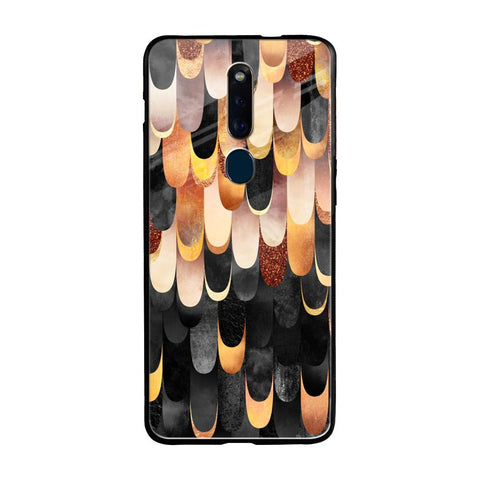 Bronze Abstract Oppo F11 Pro Glass Cases & Covers Online