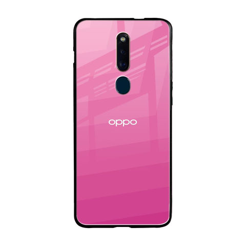 Pink Ribbon Caddy Oppo F11 Pro Glass Back Cover Online