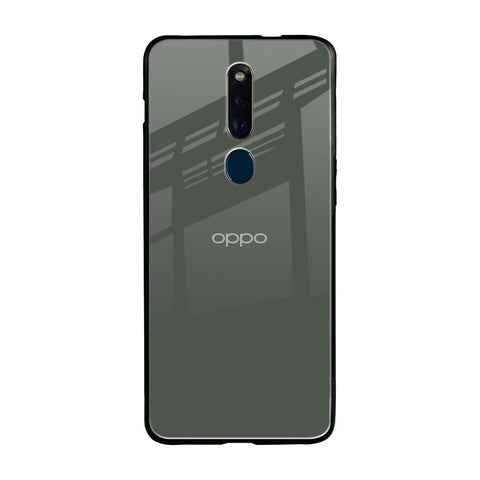 Charcoal Oppo F11 Pro Glass Back Cover Online