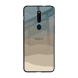 Abstract Mountain Pattern Oppo F11 Pro Glass Back Cover Online