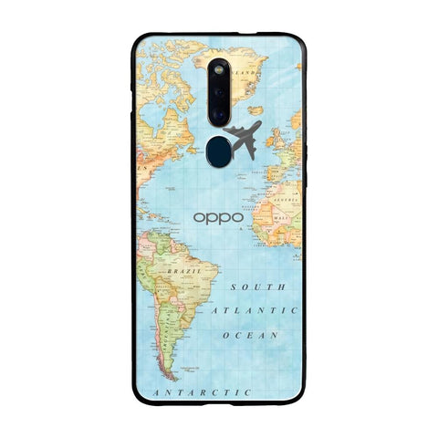 Fly Around The World Oppo F11 Pro Glass Back Cover Online