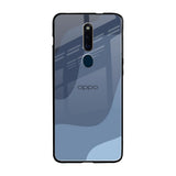 Navy Blue Ombre Oppo F11 Pro Glass Back Cover Online