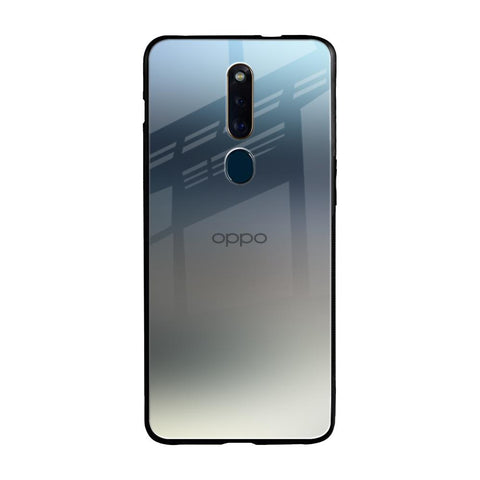 Tricolor Ombre Oppo F11 Pro Glass Back Cover Online