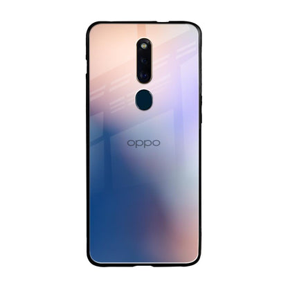 Blue Mauve Gradient Oppo F11 Pro Glass Back Cover Online