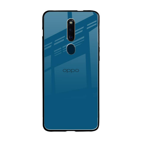 Cobalt Blue Oppo F11 Pro Glass Back Cover Online