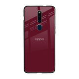 Classic Burgundy Oppo F11 Pro Glass Back Cover Online