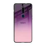 Purple Gradient Oppo F11 Pro Glass Back Cover Online