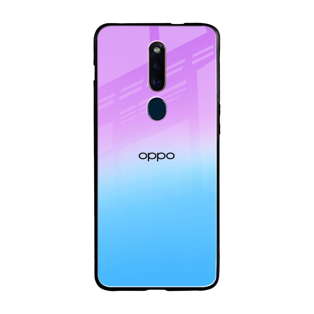 Unicorn Pattern Oppo F11 Pro Glass Back Cover Online