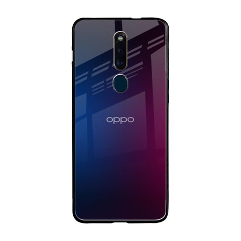Mix Gradient Shade Oppo F11 Pro Glass Back Cover Online