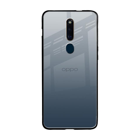 Smokey Grey Color Oppo F11 Pro Glass Back Cover Online