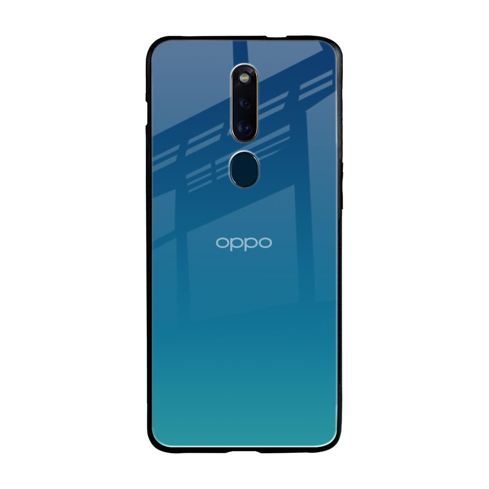 Celestial Blue Oppo F11 Pro Glass Back Cover Online