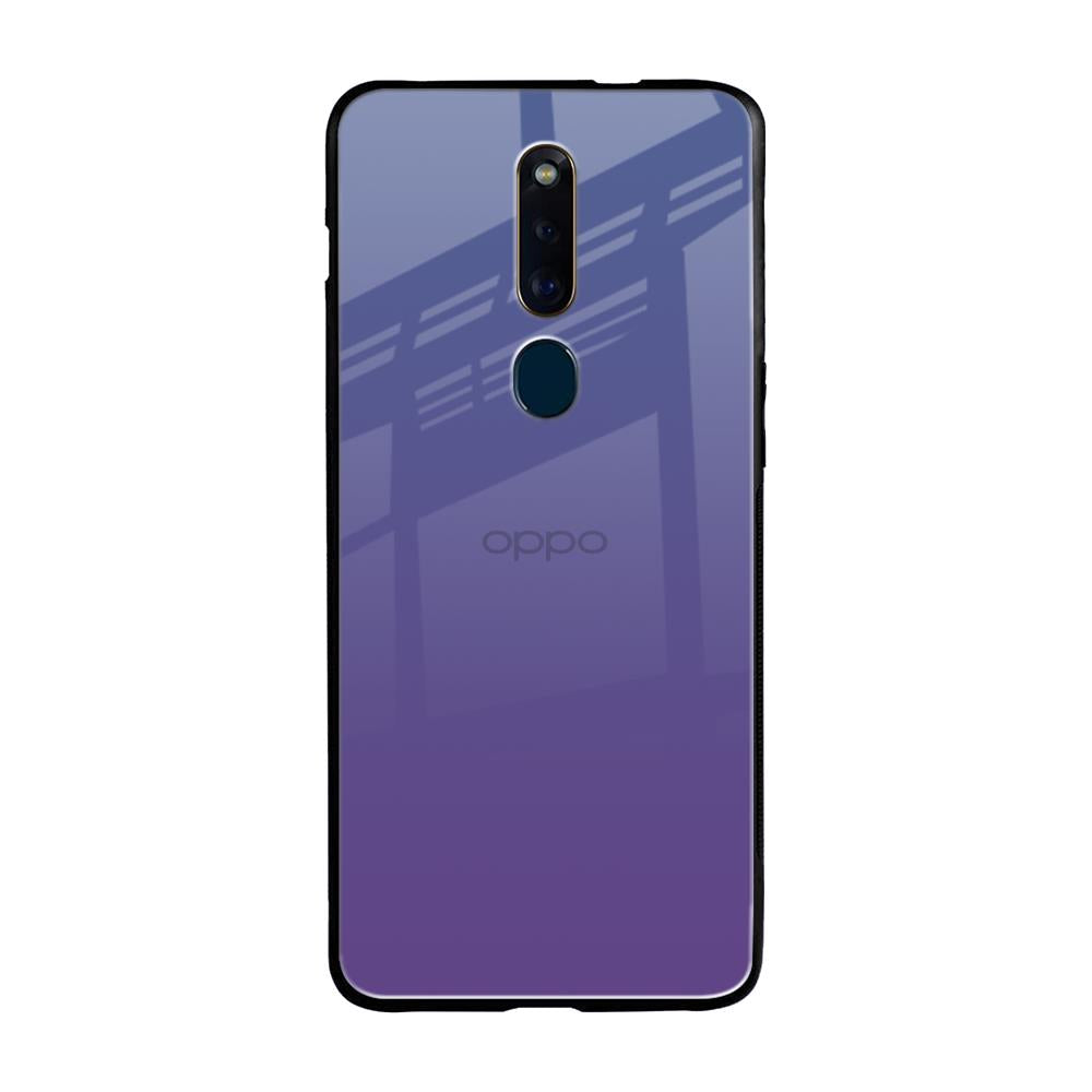 Indigo Pastel Oppo F11 Pro Glass Back Cover Online