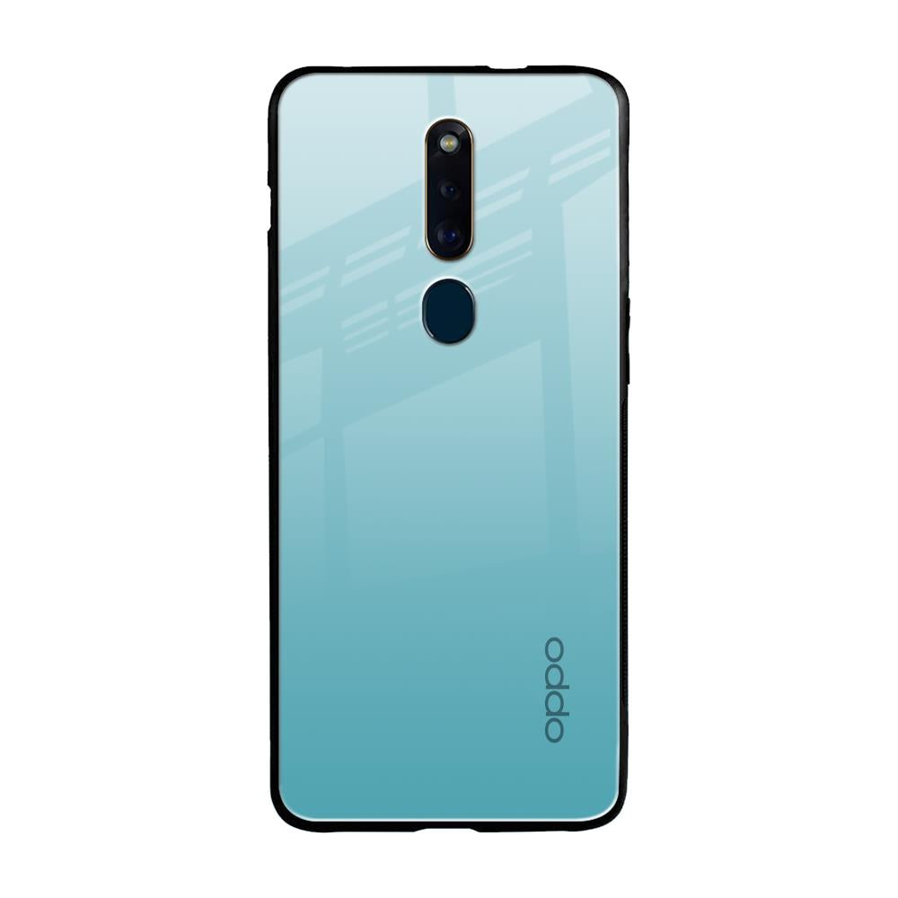 Arctic Blue Oppo F11 Pro Glass Back Cover Online