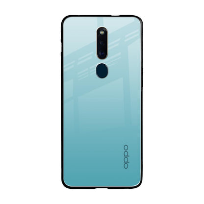 Arctic Blue Oppo F11 Pro Glass Back Cover Online